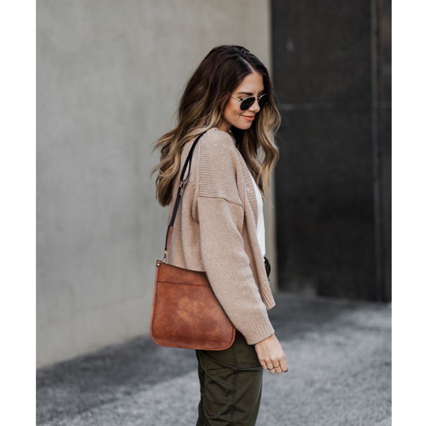 đŸ”¥Discount 70%  Lotty Floral Embroidered Leather Tote with Shoulder Strap