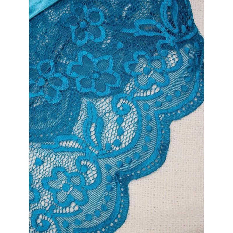 1pc Women's Sexy Lace Sheer Open Crotch Bodysuit for Party Wear