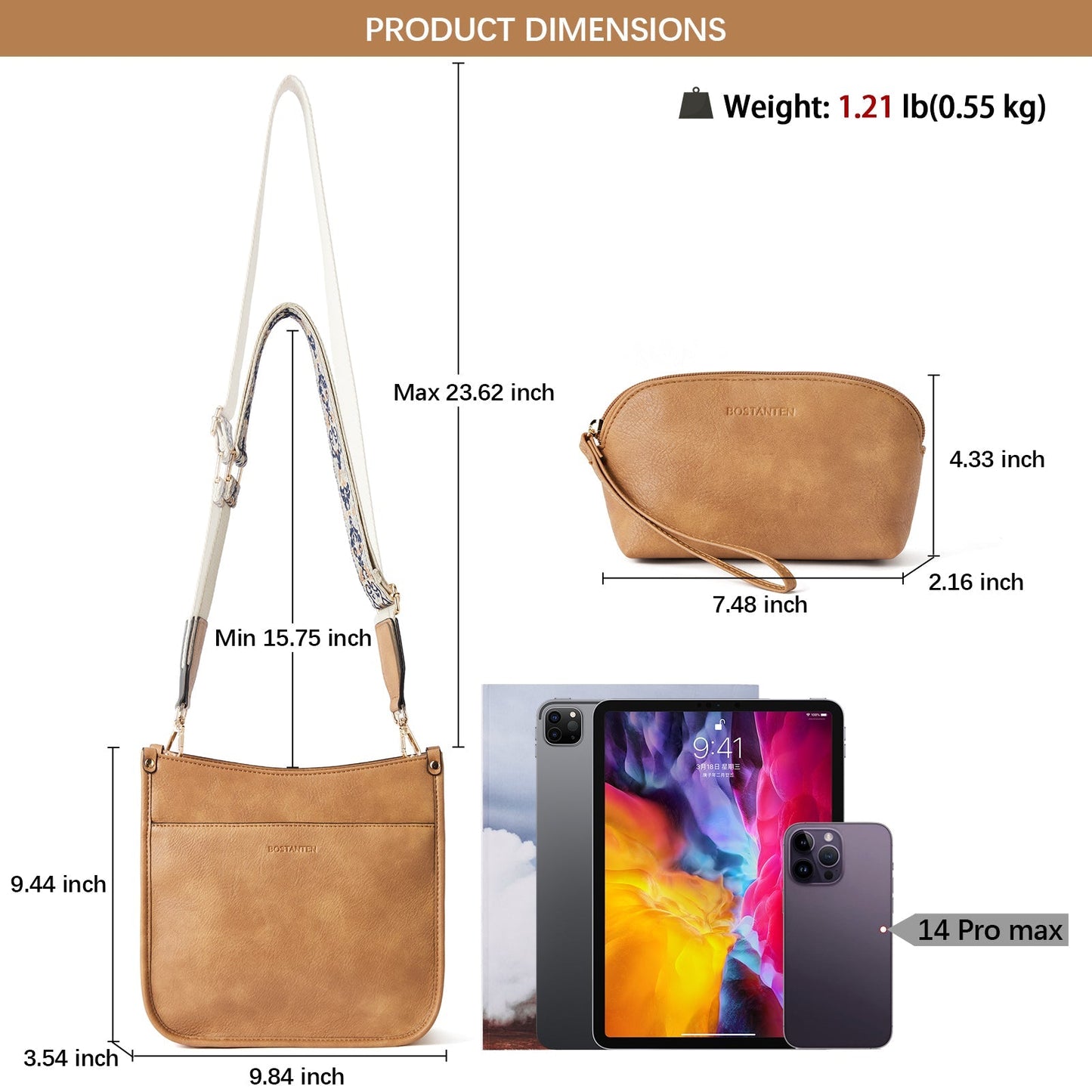 đŸ”¥Discount 70%  Lotty Floral Embroidered Leather Tote with Shoulder Strap