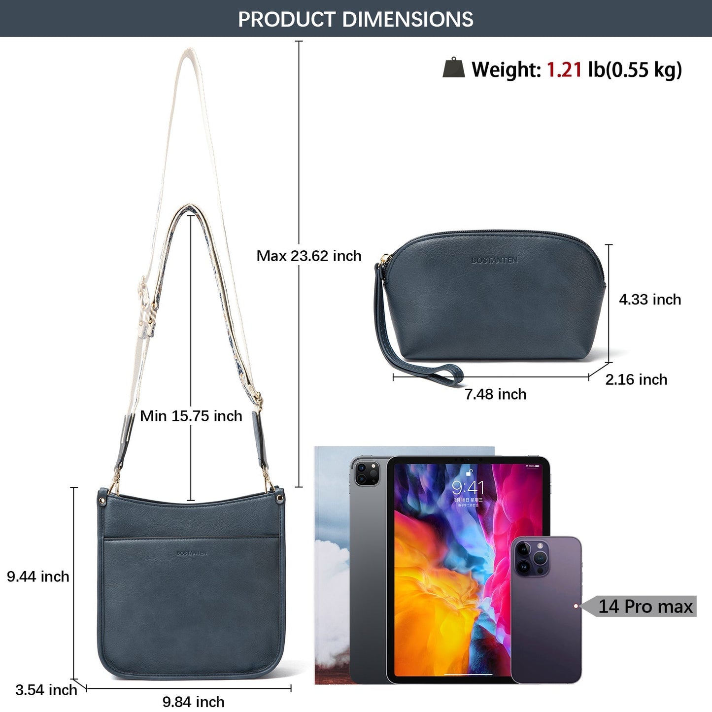 đŸ”¥Discount 70%  Lotty Floral Embroidered Leather Tote with Shoulder Strap