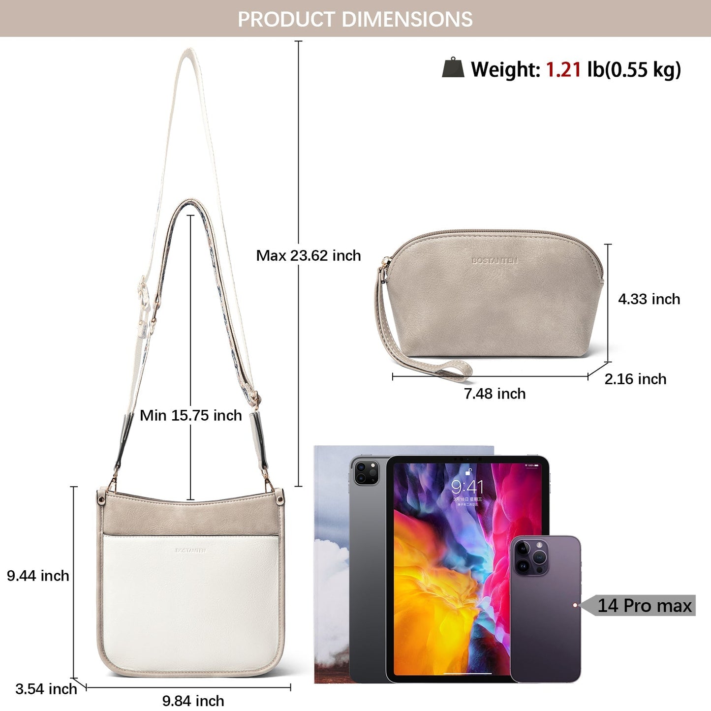 đŸ”¥Discount 70%  Lotty Floral Embroidered Leather Tote with Shoulder Strap