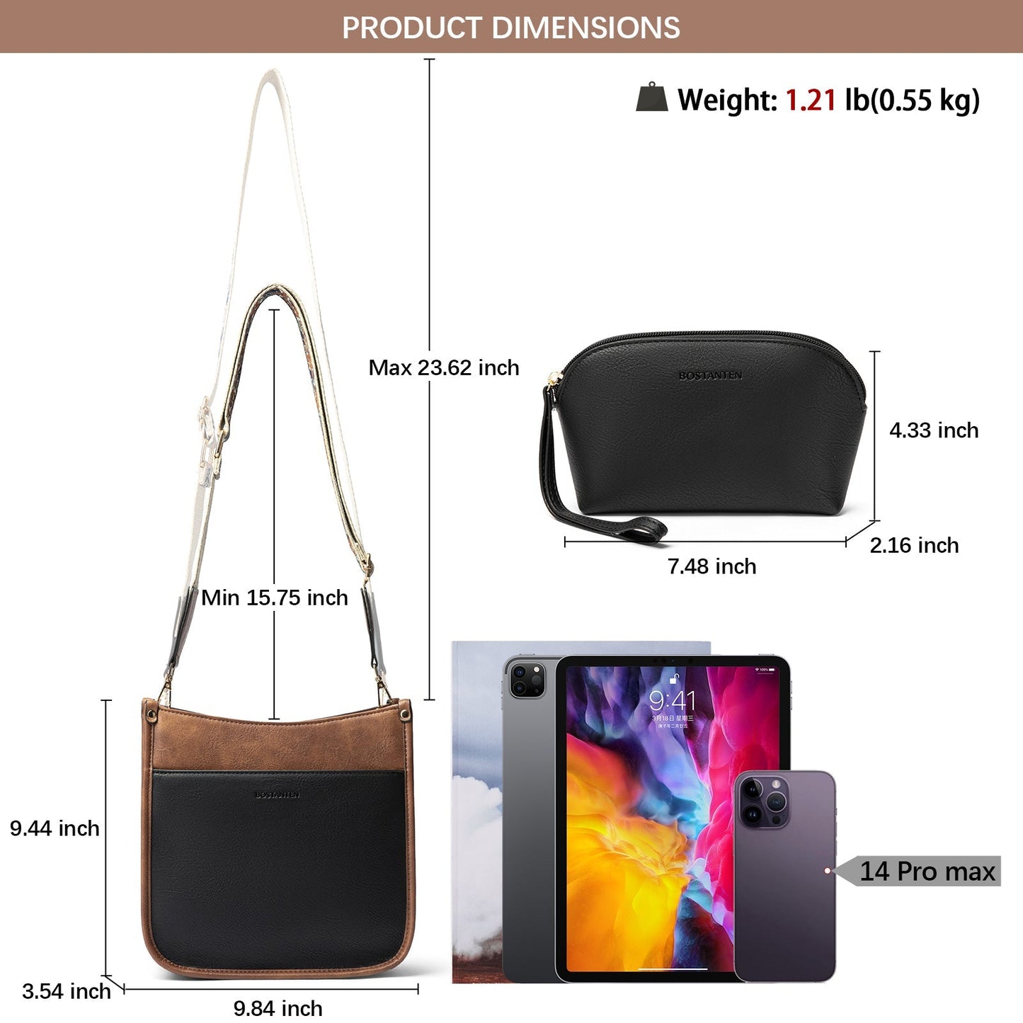 đŸ”¥Discount 70%  Lotty Floral Embroidered Leather Tote with Shoulder Strap