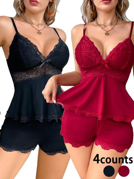 Women's Sleepwear Set, Comfortable Home Clothes Two-Piece Suit, Soft & Cozy Nightgown, Perfect for Relaxing at Home