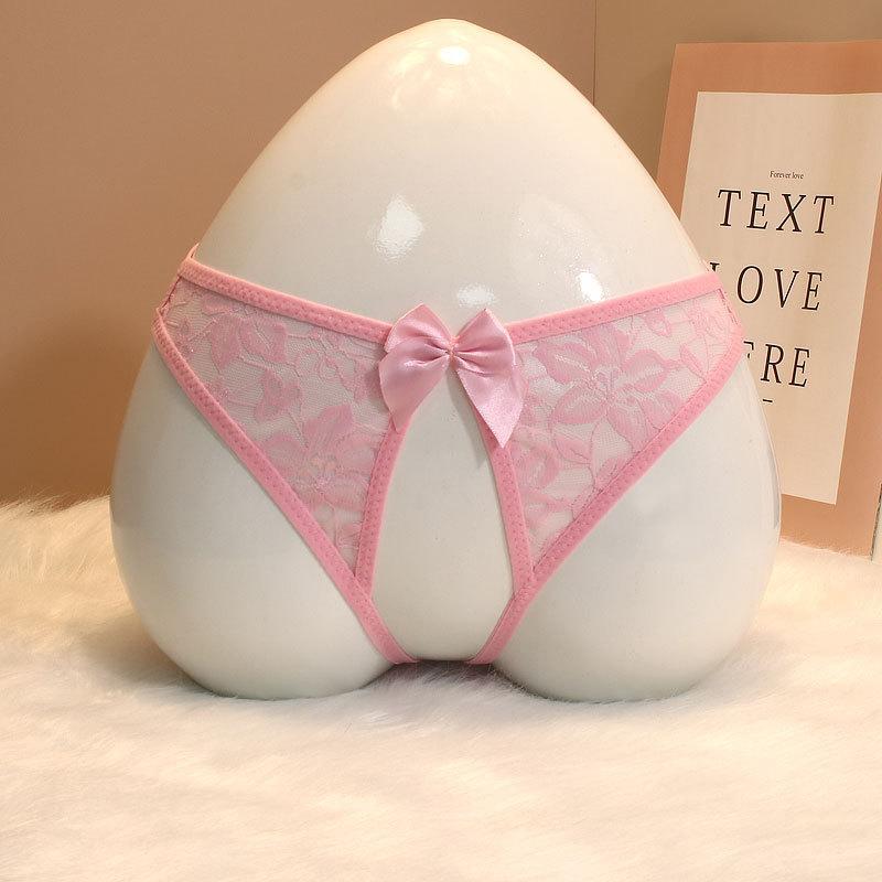 Hollow Underwear Female Butterfly Element Date Lace Open T-Back