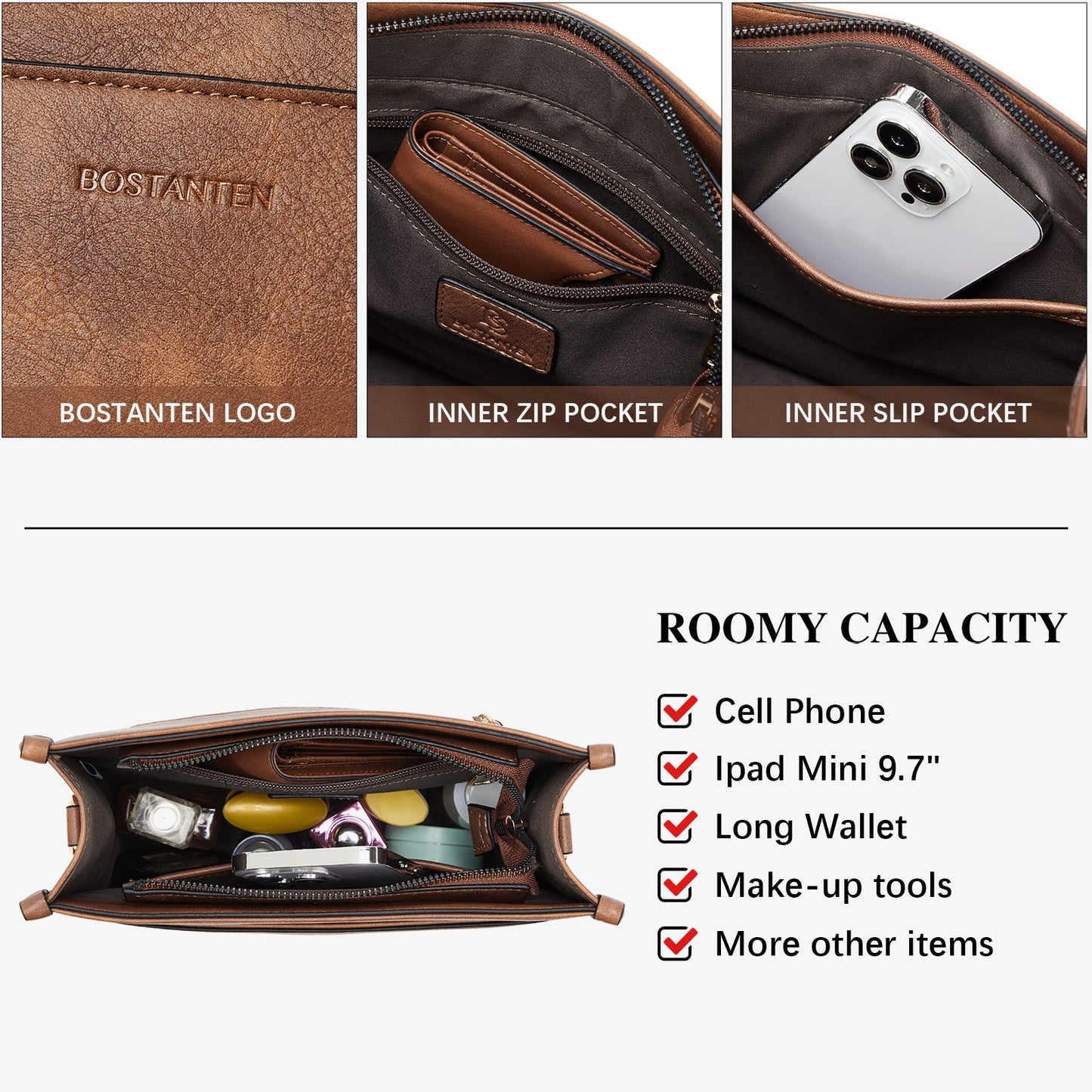 đŸ”¥Discount 70%  Lotty Floral Embroidered Leather Tote with Shoulder Strap