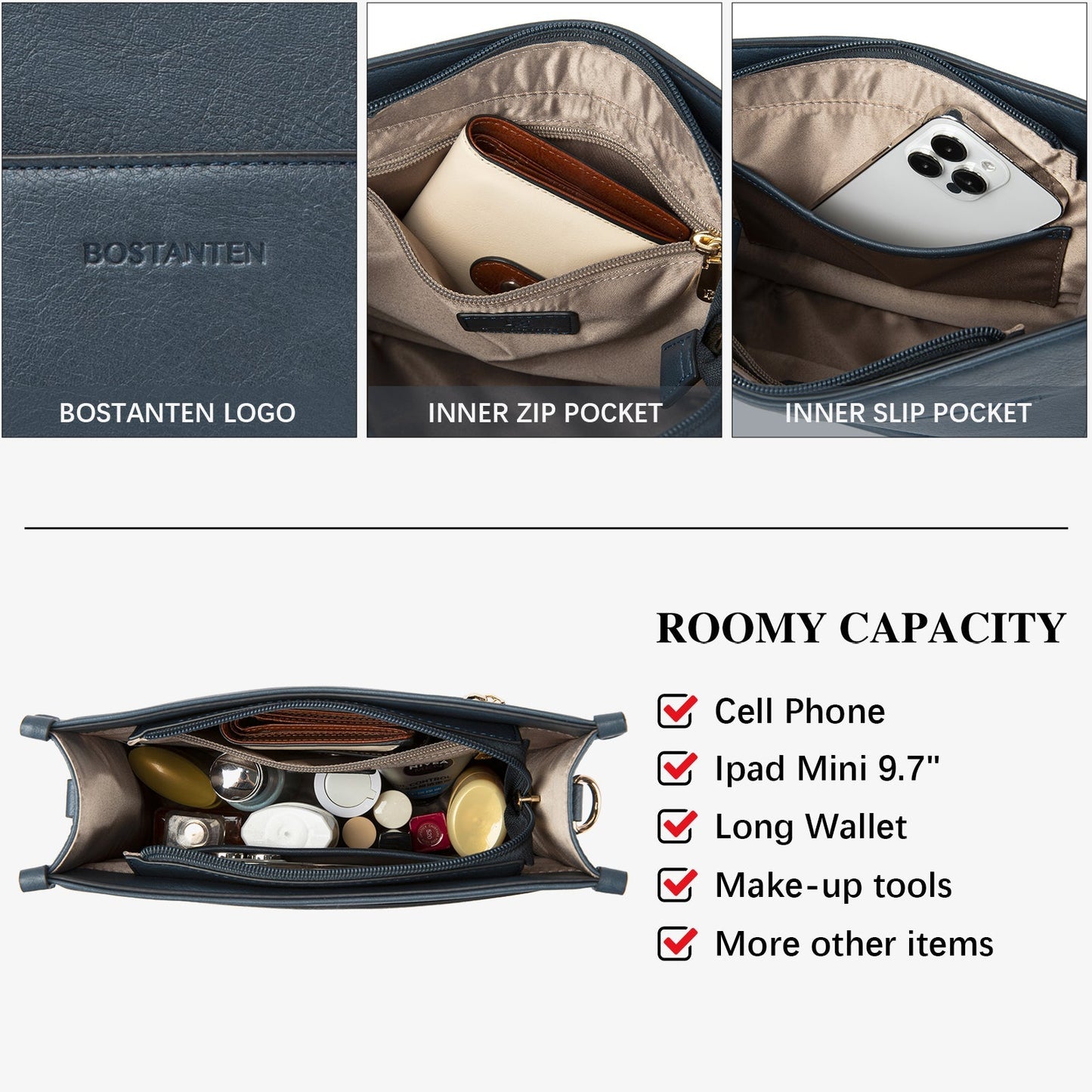 đŸ”¥Discount 70%  Lotty Floral Embroidered Leather Tote with Shoulder Strap