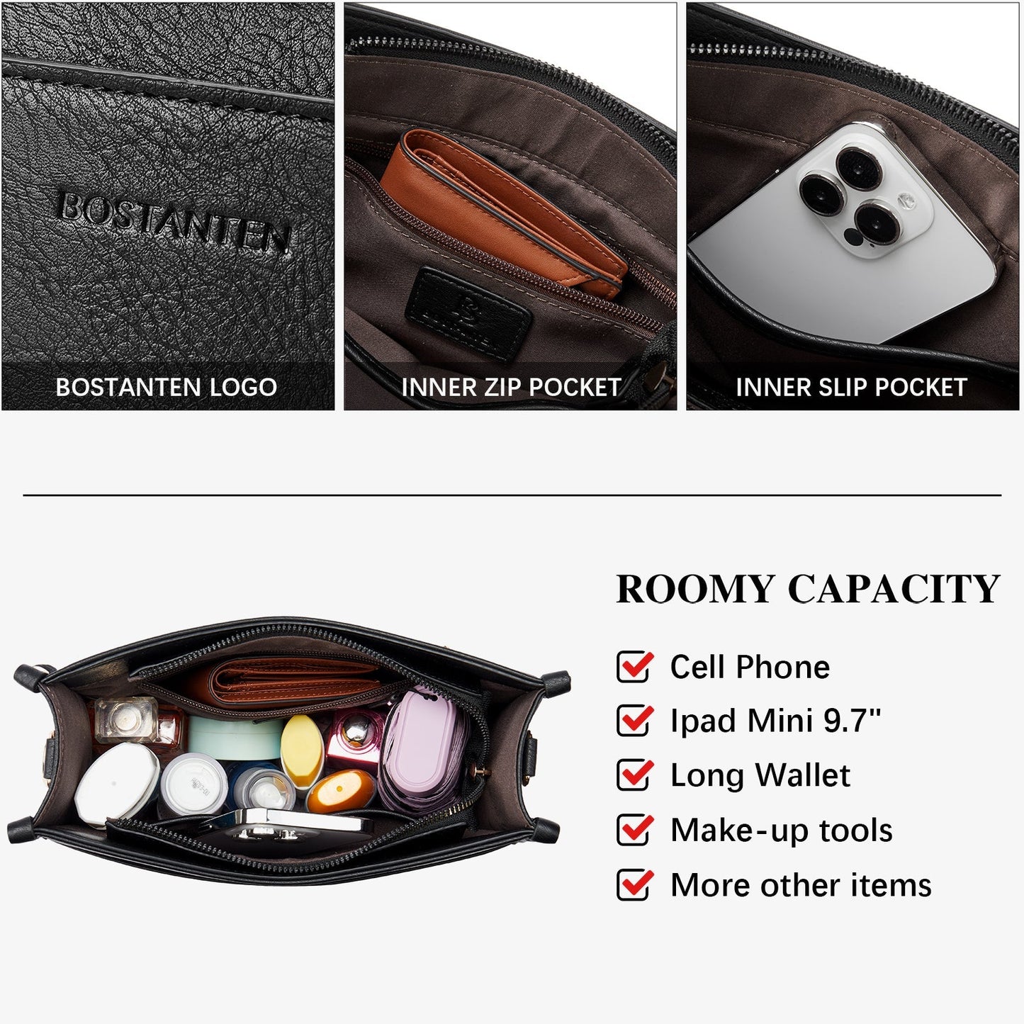 đŸ”¥Discount 70%  Lotty Floral Embroidered Leather Tote with Shoulder Strap