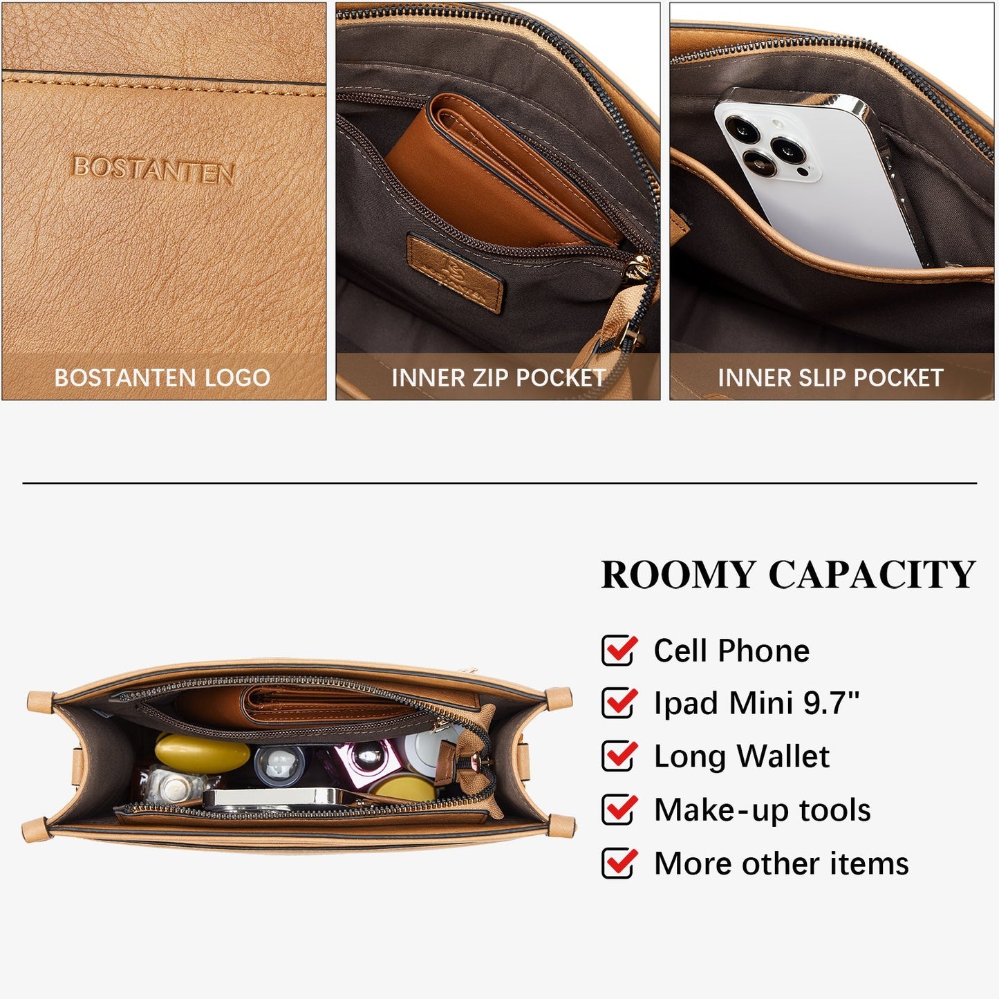 đŸ”¥Discount 70%  Lotty Floral Embroidered Leather Tote with Shoulder Strap