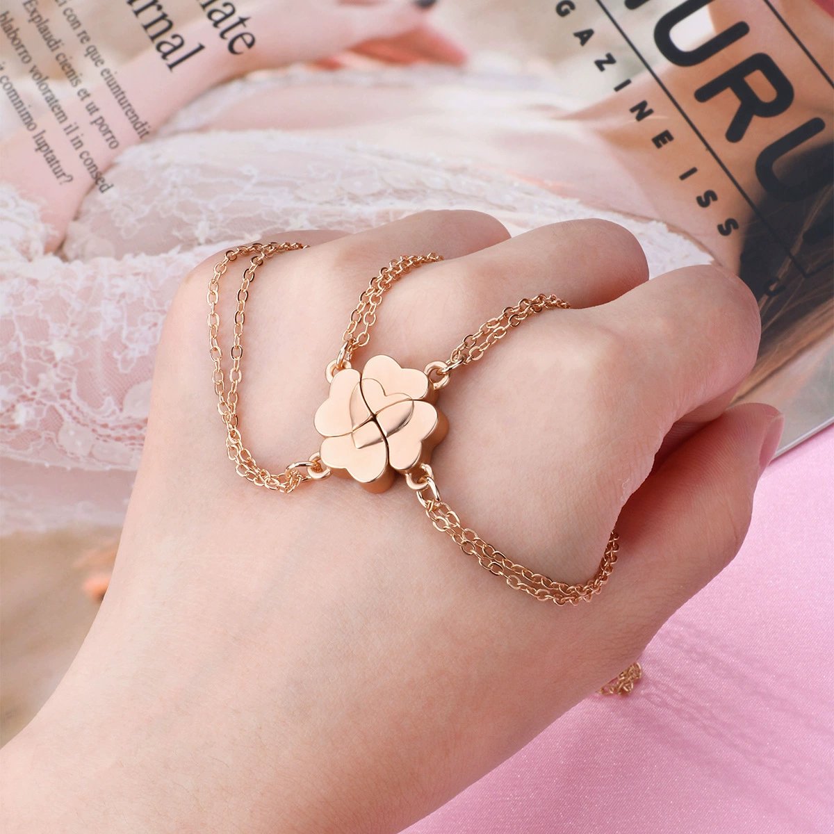 🧩Puzzle of Hearts Collection – Symbolic Love Token Neckla💖