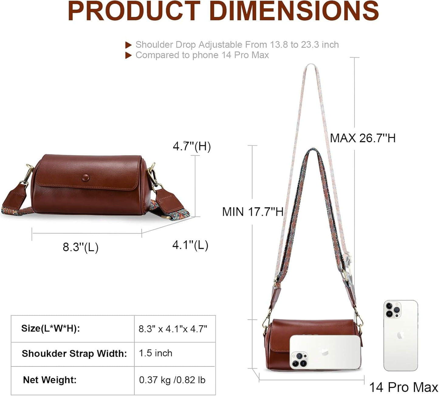 The Classic Artisan Leather Crossbody Bag