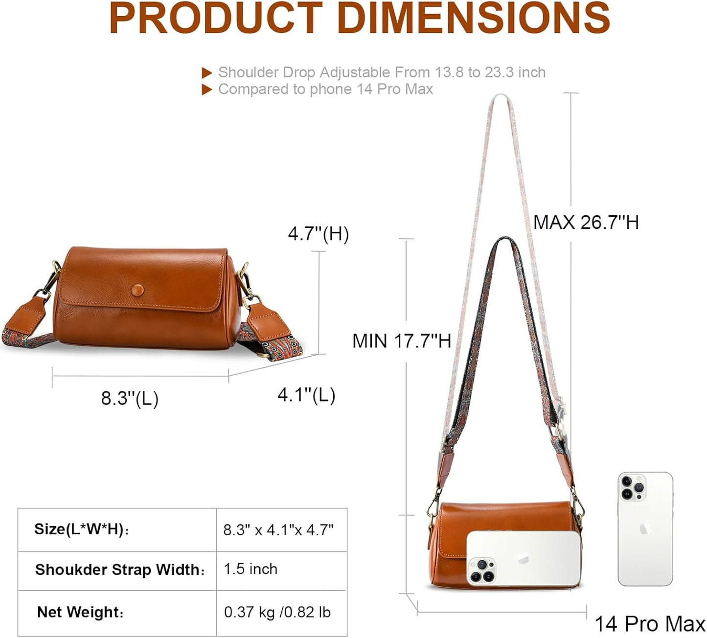 The Classic Artisan Leather Crossbody Bag