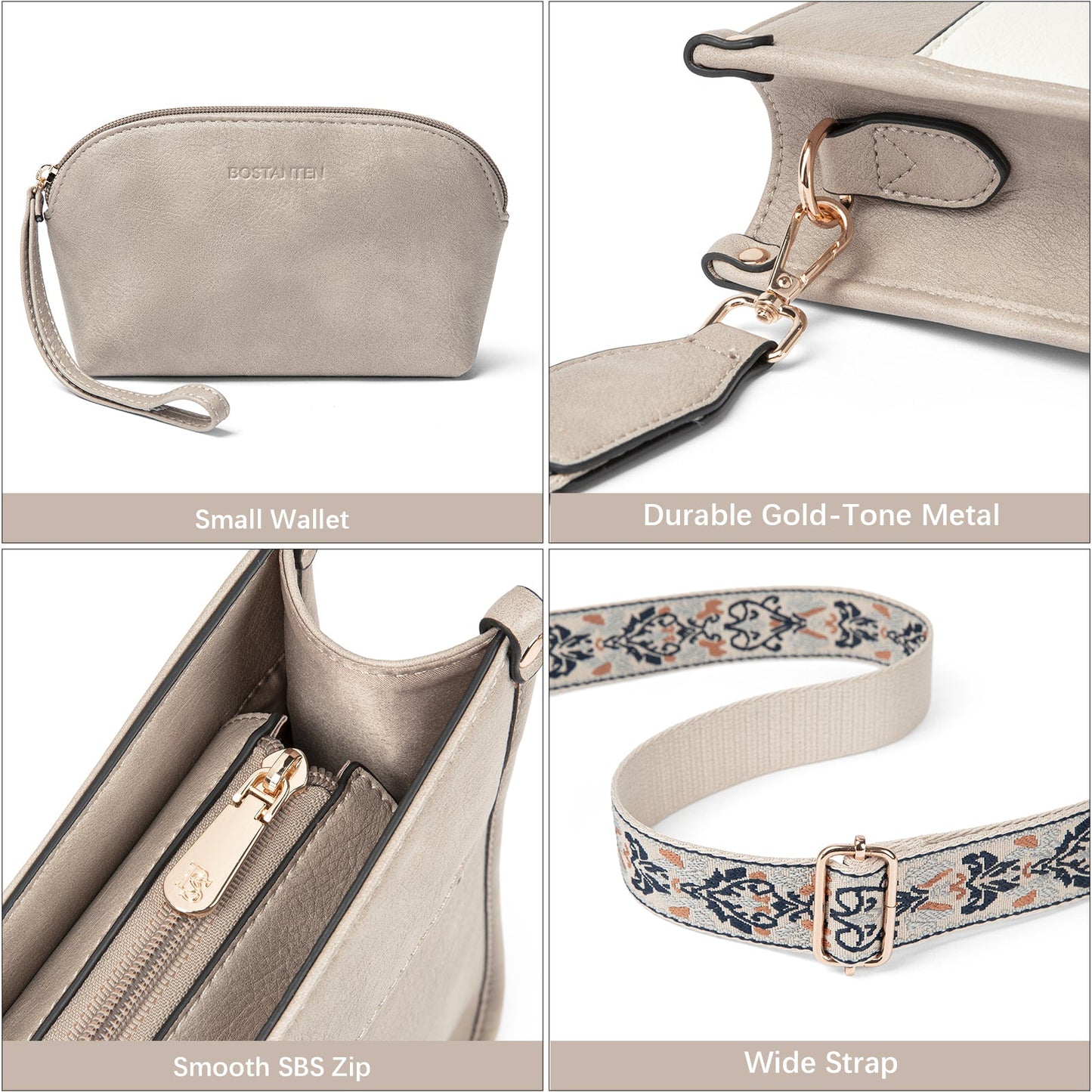 đŸ”¥Discount 70%  Lotty Floral Embroidered Leather Tote with Shoulder Strap