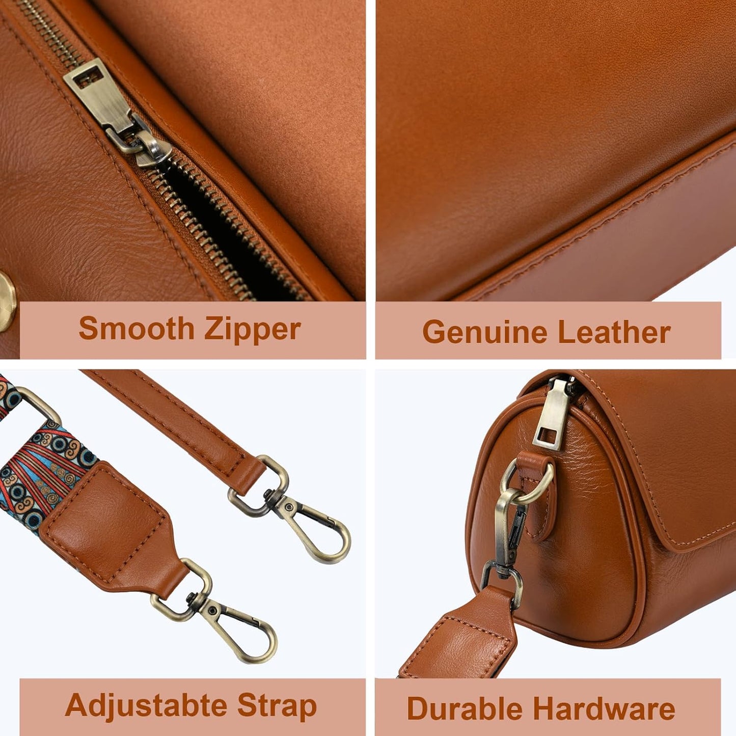The Classic Artisan Leather Crossbody Bag