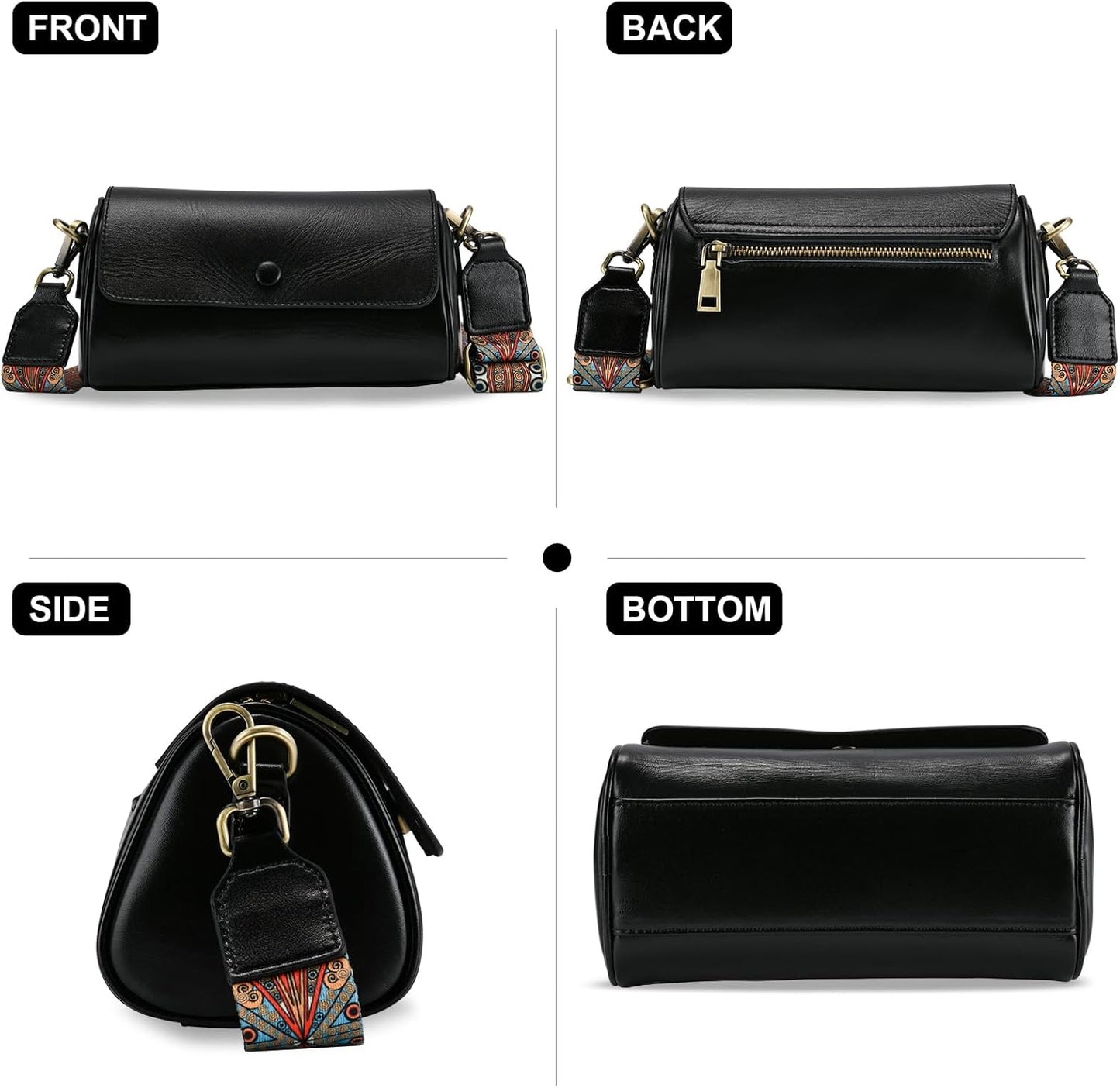 The Classic Artisan Leather Crossbody Bag