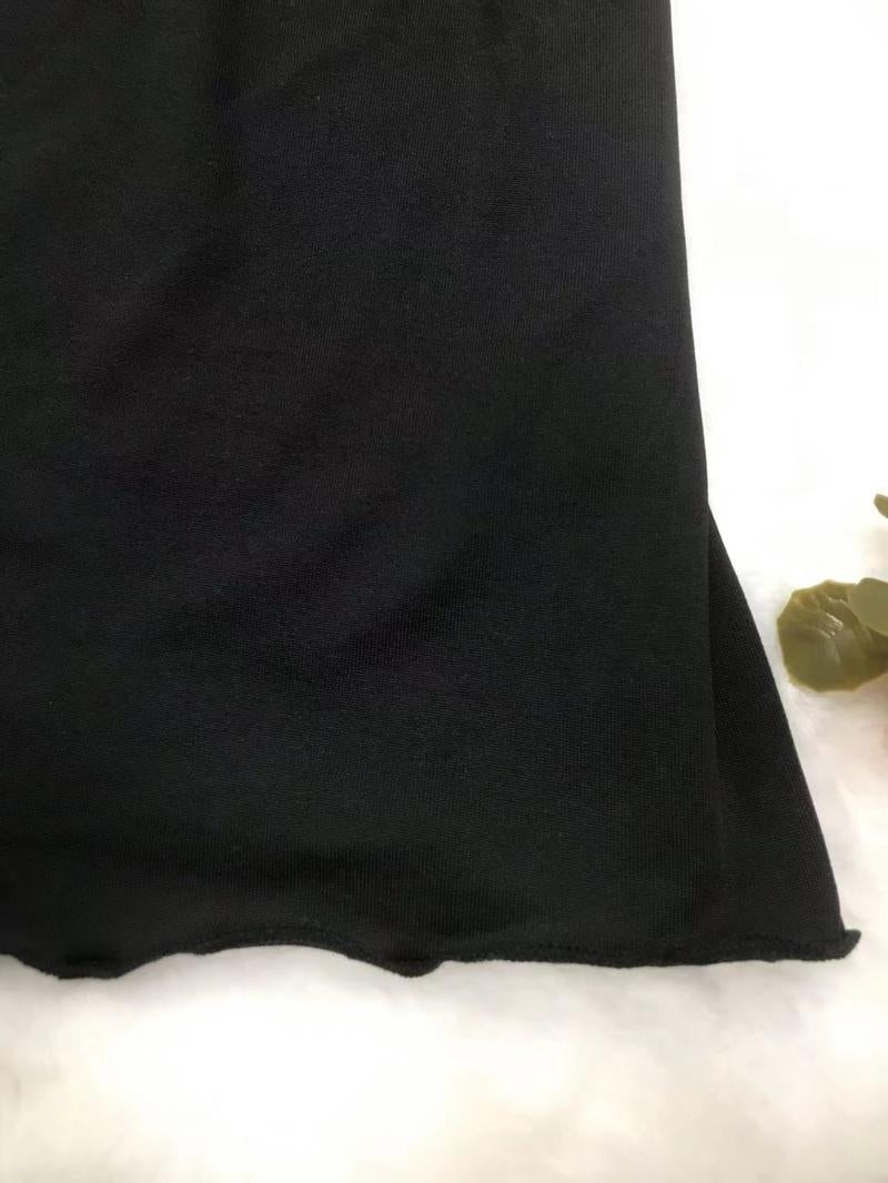 Women's Solid Lace Up Scallop Trim Bow Decor Cami Nightdress, Casual Soft Comfortable V Neck Sleeveless Nightgown for All Seasons, Ladies Sleepwear for Indoor Wear