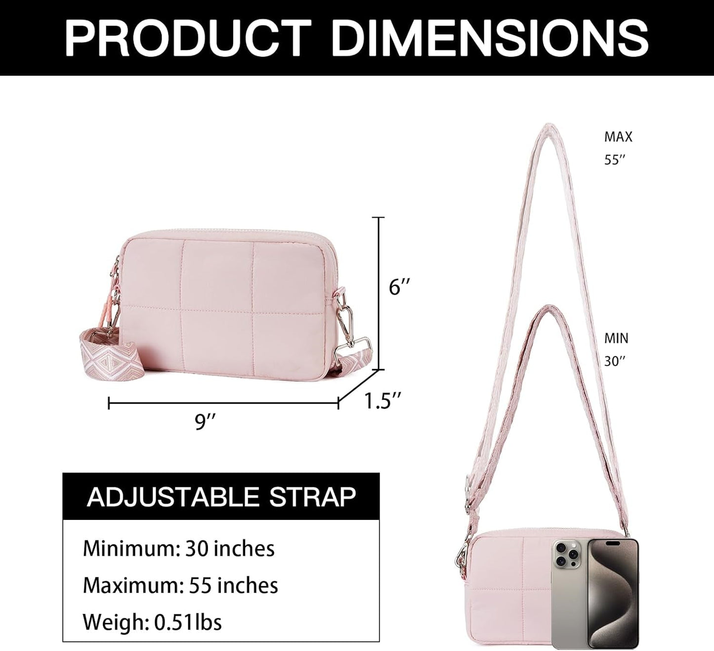 Last Day Sale: 70% Off 🔥Puffer Shoulder Bags & Purse💖