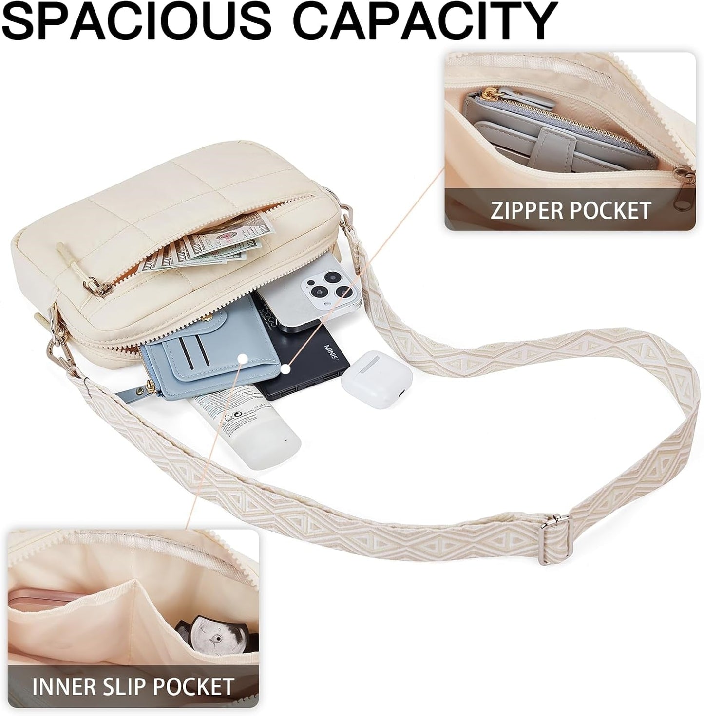 Last Day Sale: 70% Off 🔥Puffer Shoulder Bags & Purse💖