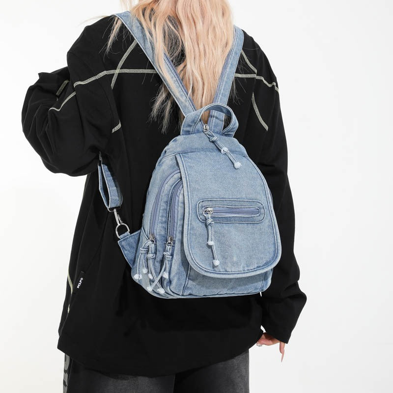 Denim Style Daily Backpack