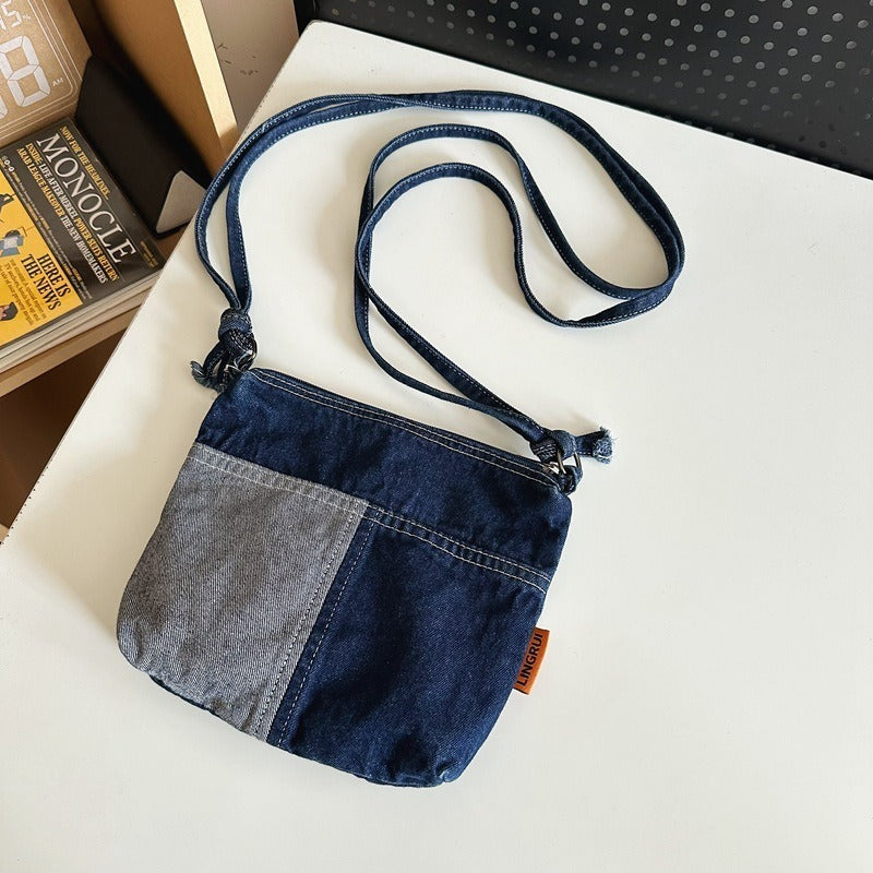 Denim Phone Crossbody Bag
