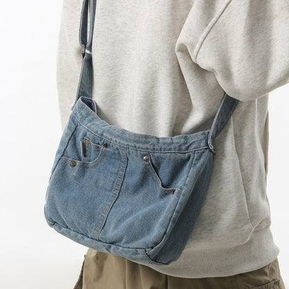 💕😘Denim Jeans Style Tote Bag