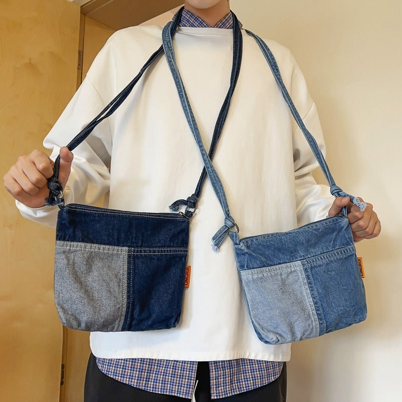 Denim Phone Crossbody Bag