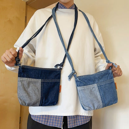 Denim Phone Crossbody Bag