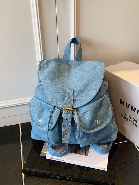 Denim Retro Backpack