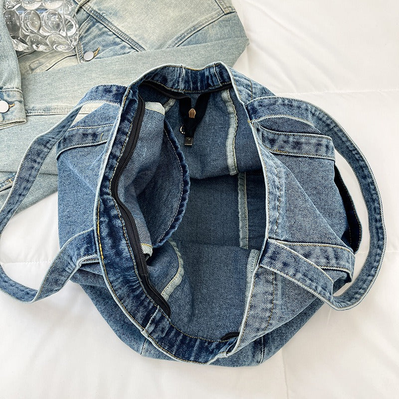 Denim Daily Tote Bag