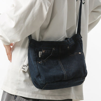 💕😘Denim Jeans Style Tote Bag