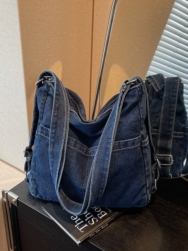 Denim Phone 2 in 1 Crossbody Bag
