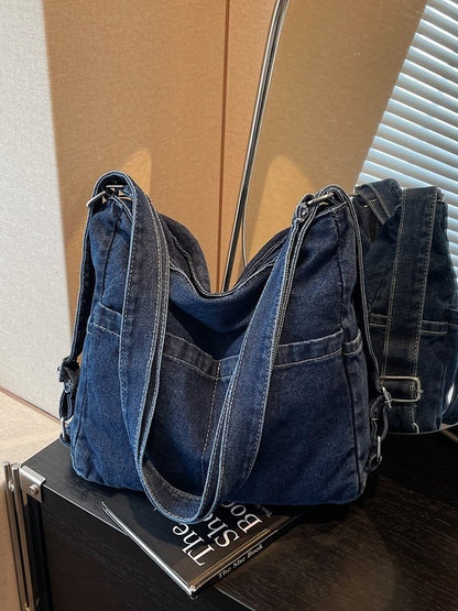Denim Phone 2 in 1 Crossbody Bag