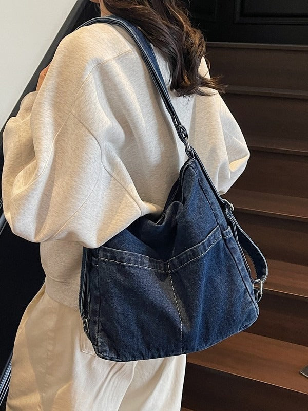 Denim Phone 2 in 1 Crossbody Bag
