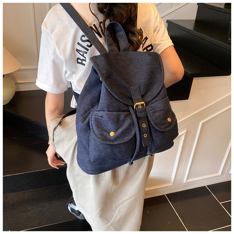 Denim Retro Backpack