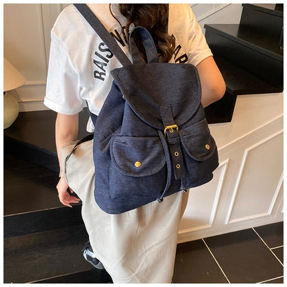 Denim Retro Backpack