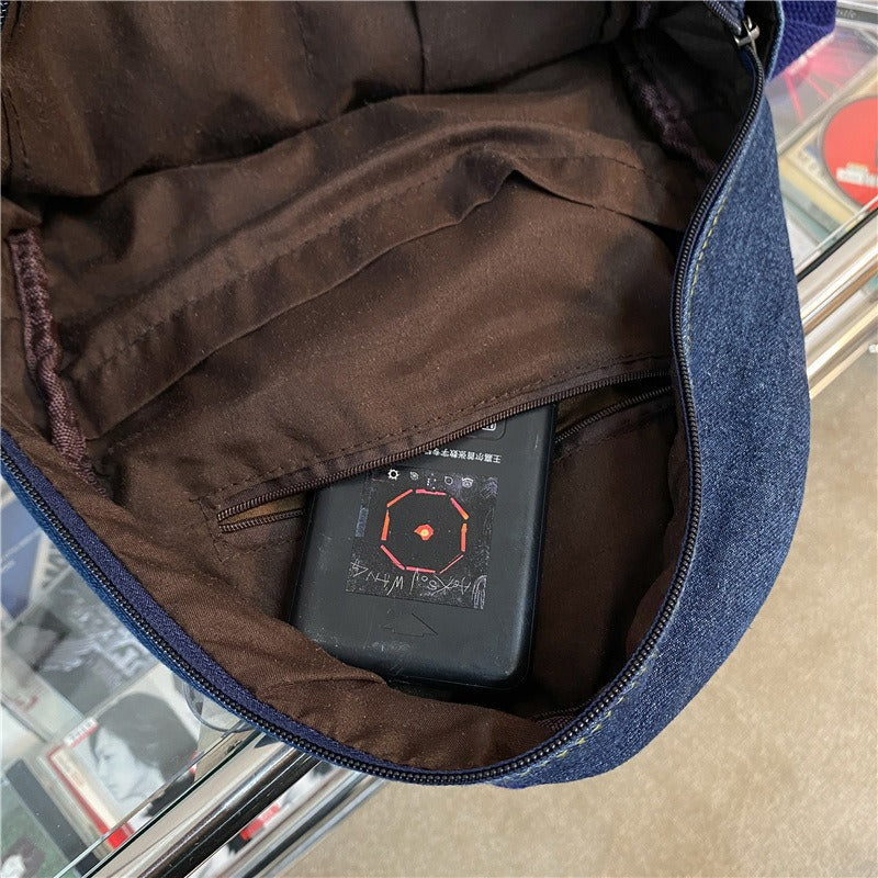 Denim Style Backpack