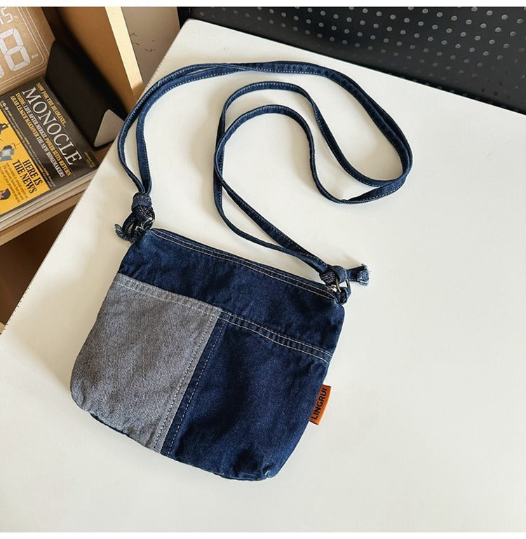 Denim Phone Crossbody Bag