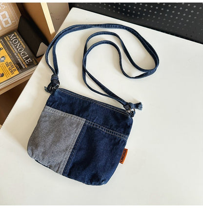 Denim Phone Crossbody Bag