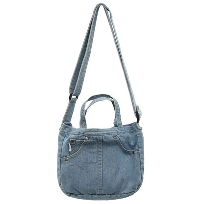💕😘Denim Jeans Style Tote Bag