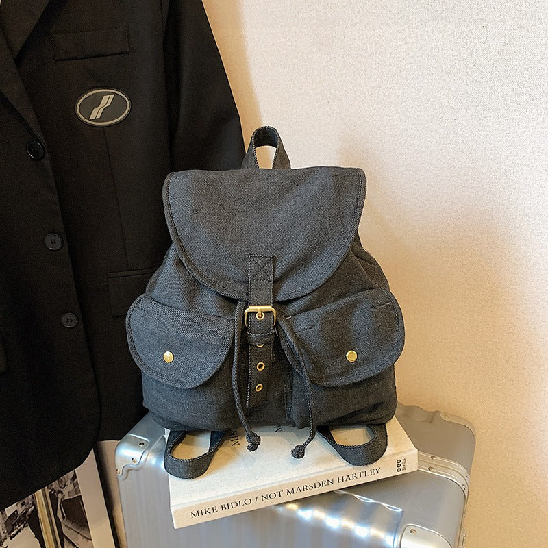 Denim Retro Backpack