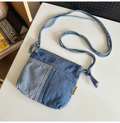 Denim Phone Crossbody Bag