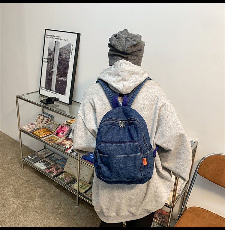 Denim Style Backpack