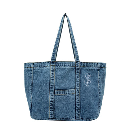 Denim Daily Tote Bag