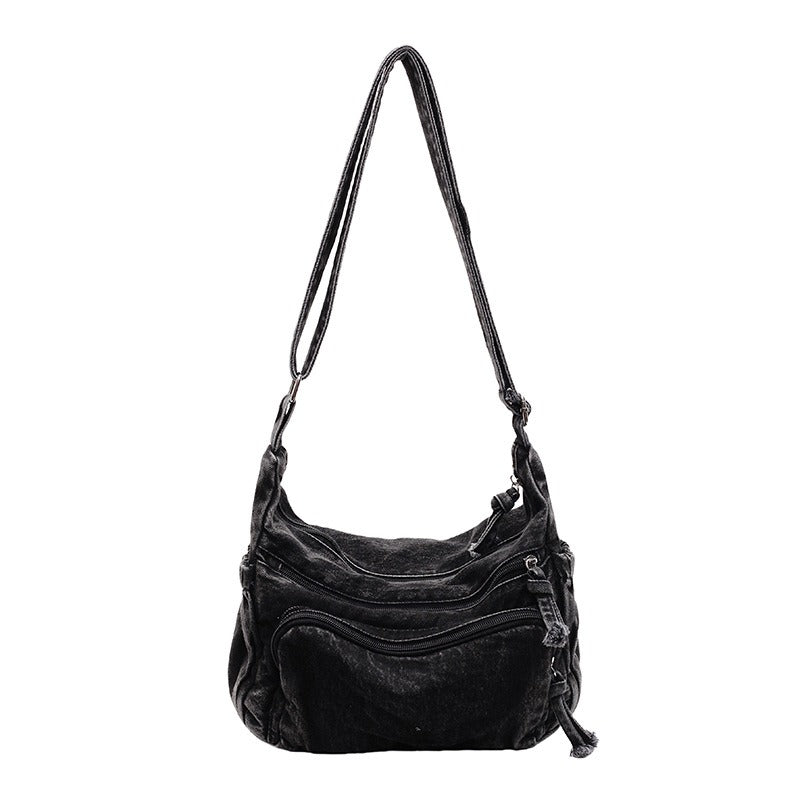 3 Layers Denim multi-pocket casual, lightweight, large capacity Bag