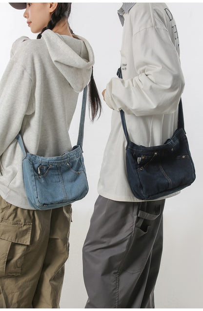 💕😘Denim Jeans Style Tote Bag