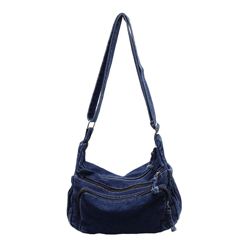 3 Layers Denim multi-pocket casual, lightweight, large capacity Bag