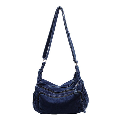 3 Layers Denim multi-pocket casual, lightweight, large capacity Bag