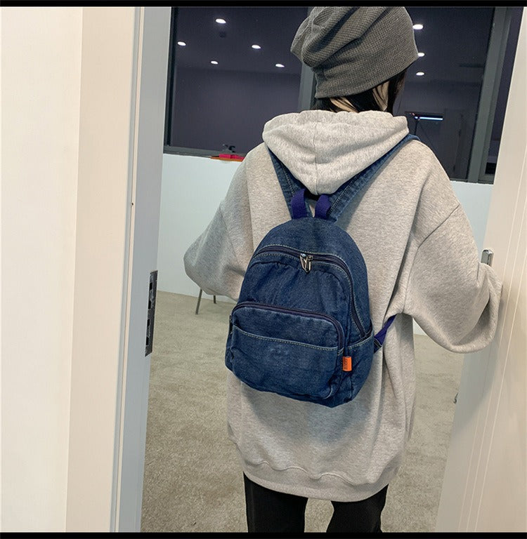 Denim Style Backpack