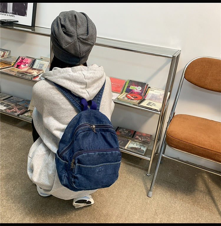 Denim Style Backpack
