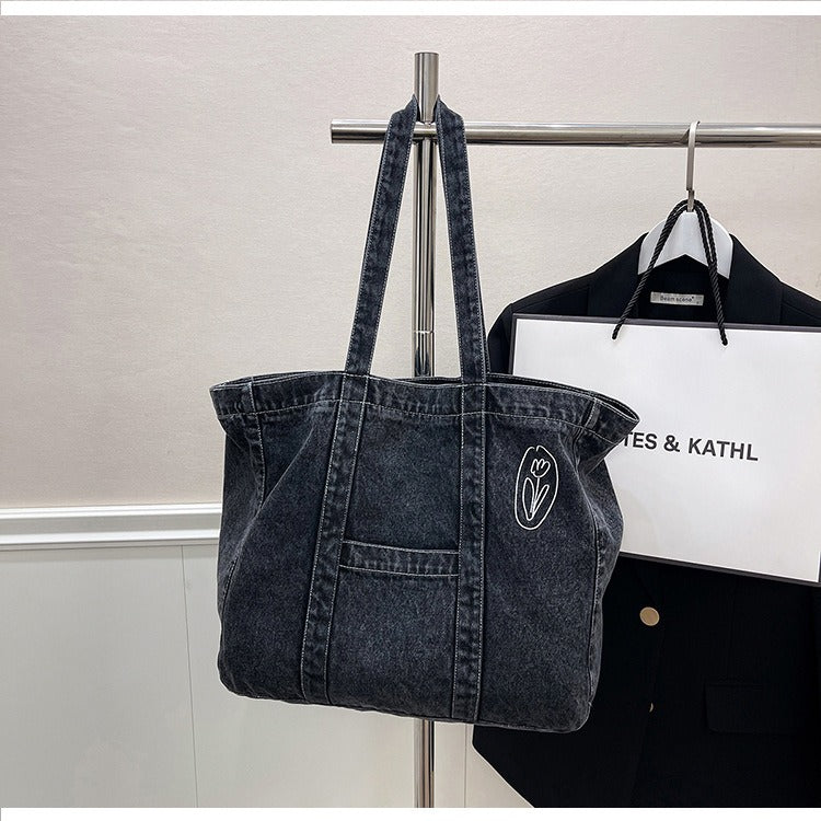 Denim Daily Tote Bag