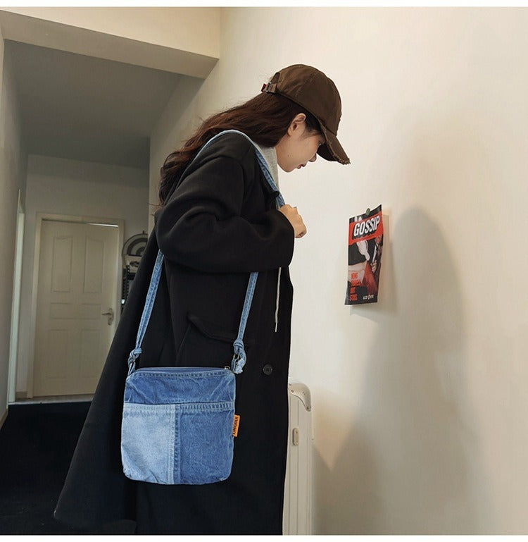 Denim Phone Crossbody Bag